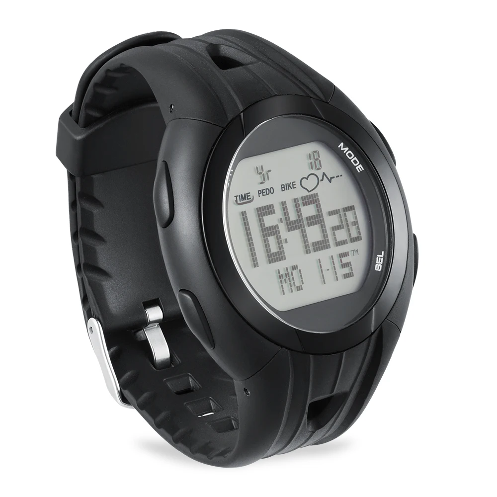 Bicycle Computer Speed Smart Watch Wireless Speedometer Riding Runing Pedometer Heart Rate Monitor Calorie 3D Sensor Step Watch