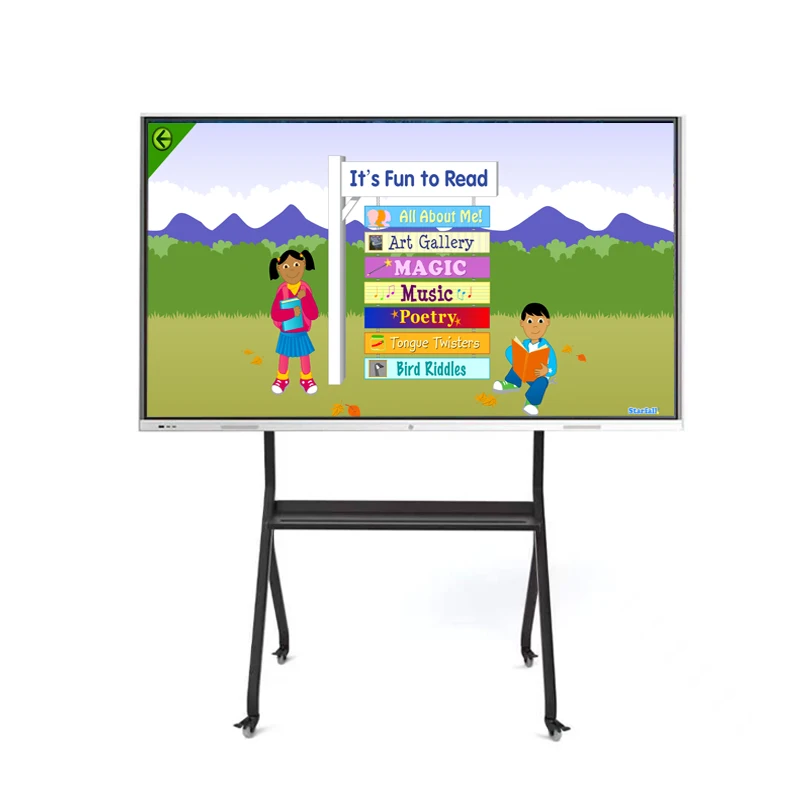 65 Inch IR Display LCD Writing Touch Screen Flat Panel White Smart Whiteboard Interactive Board