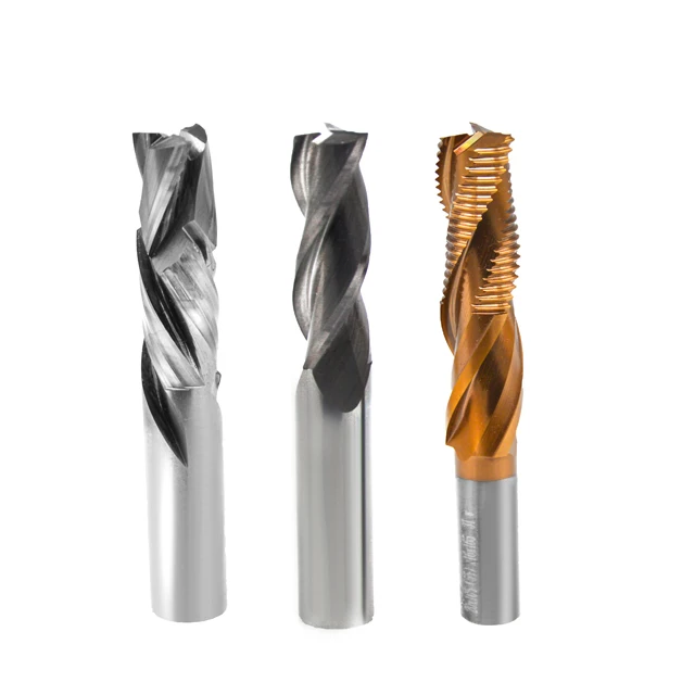 DH Wood HSS Milling Cutter TCT Face Mill edge Tungsten Carbide End mill Alloy Spiral EndMill for woodworking