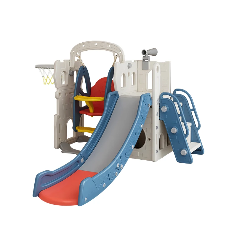 Non-electric amusement indoor equipment family game slide swing for sale