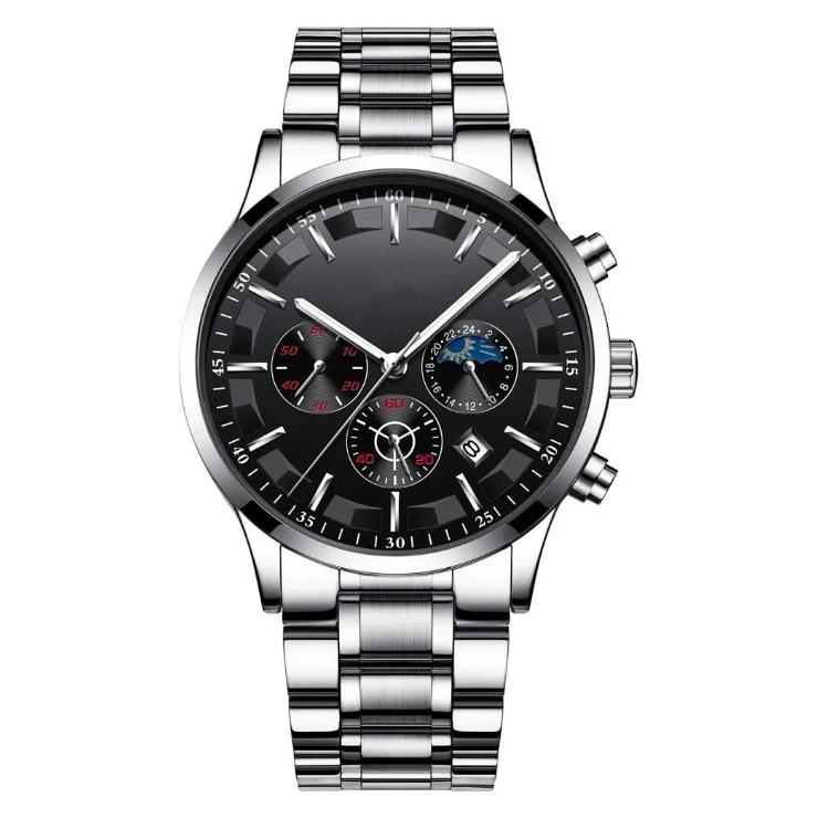 Custom Brand Oem Japan Quartz Movt Wrist Watches Stainless Steel Men Watch Luxury Business For men luxury watches private labele