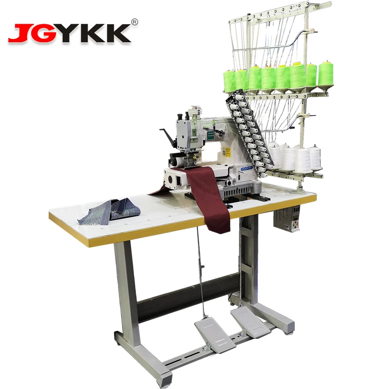 SMT 12 needle shirt-fronting multi needle industrial sewing machine