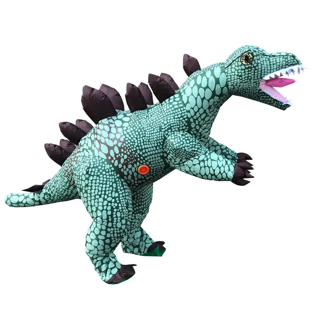 Popular multi color inflatable costume gonflable Halloween dressing inflatable latex dinosaur suit