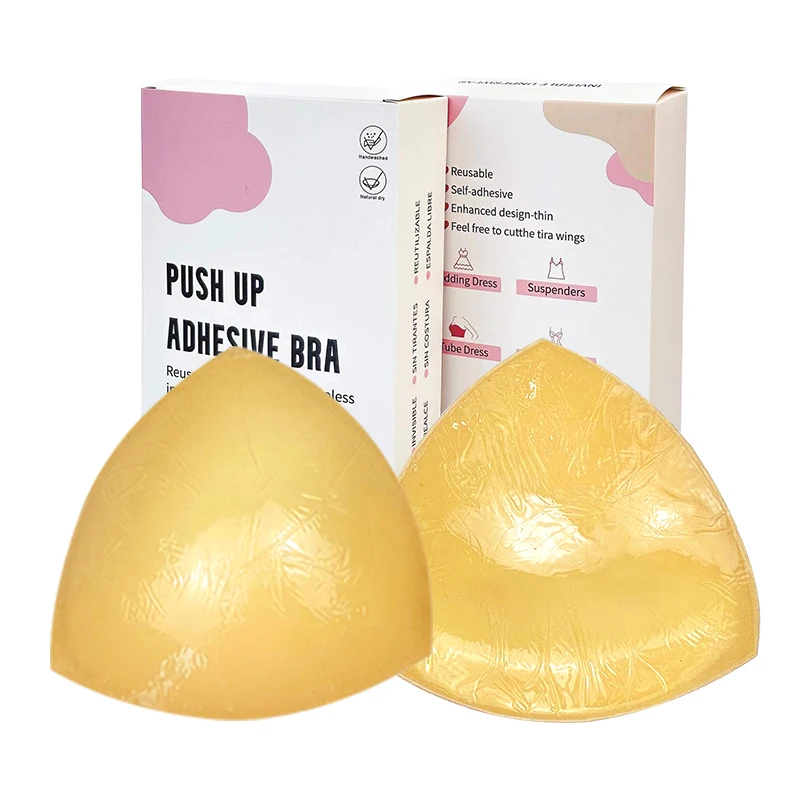 INVISFEEL Invisible Traceless Chest-stick-type Underwear Pad Soft Silicone Chest Pad Breast Enhancer