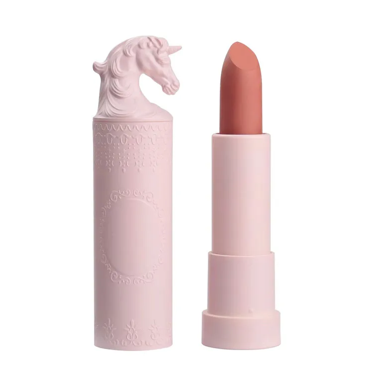 Unique Design Pink Tube Customized Matte Waterproof Lipstick Nutritious 22 Colors Makeup Lipstick
