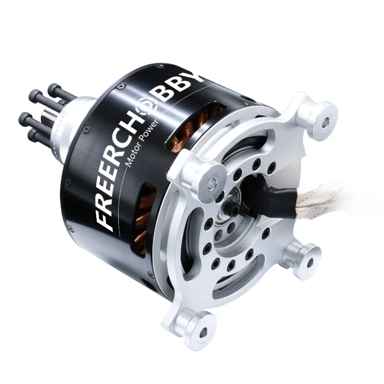 15KW 12090 80KV sensored brushless watercooling motor with 25Nm torque for electric car boat