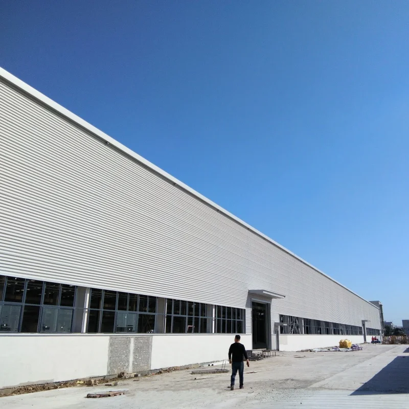 Industrial-Style Prefabricated Workshop Steel Structure Modern Light Design Factory Cheap Price Storage Warehouse
