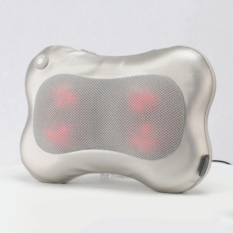 Factory Price Electric heat Lumbar Neck Back Shiatsu  Cushion Massage Pillow