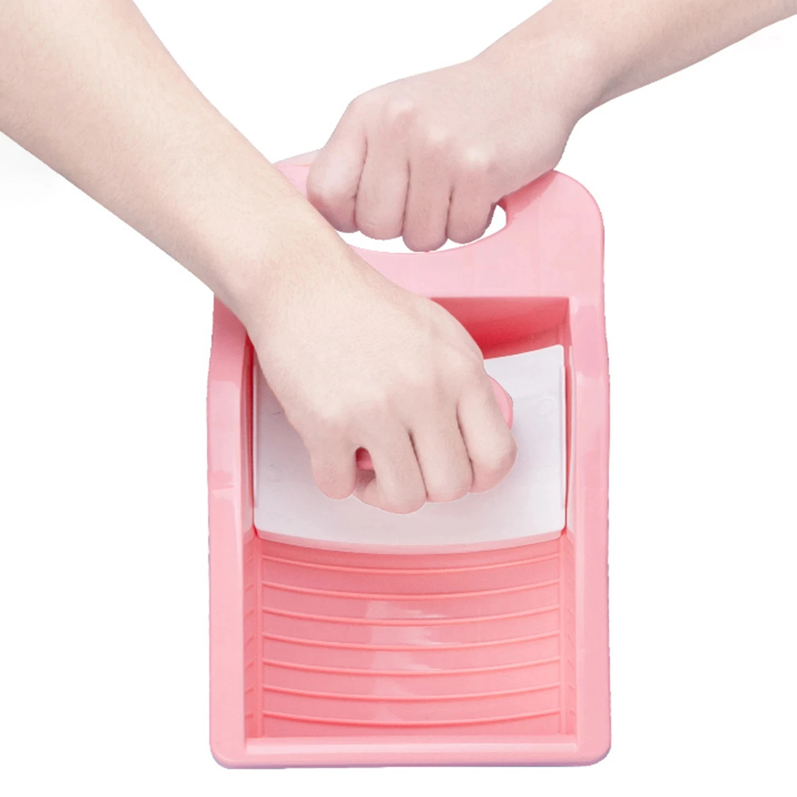 Home With Thick Washboard Small Washing Clothes Board Household Washing Basin Plastic Laundry Washboard