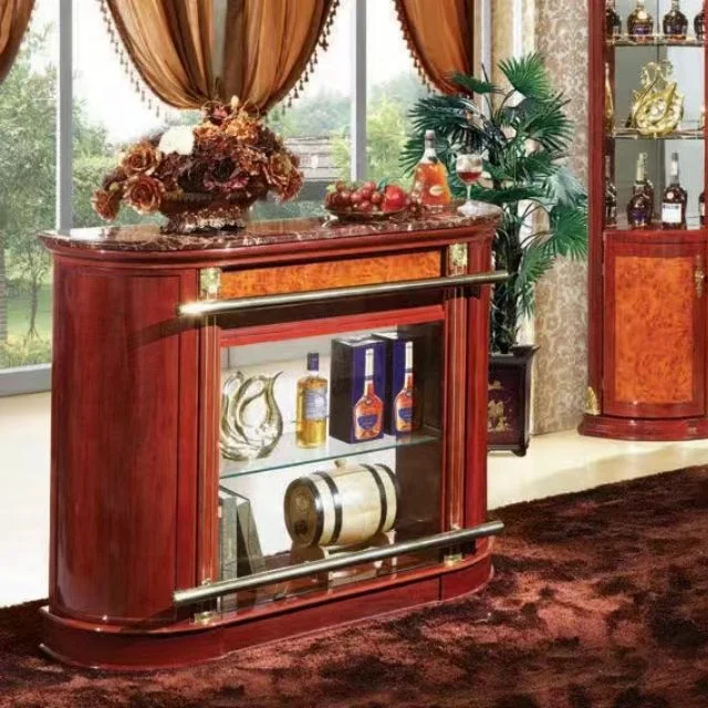 Classic Design Tall Wine Cabinet with Foldable Glass Display for Home Living Room Kitchen Dining Hotel Wine Cellar