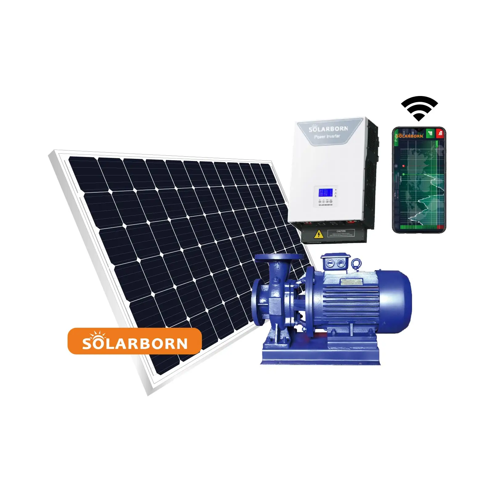 solarborn long warranty buy water agricultural spray pumps solar water pump system