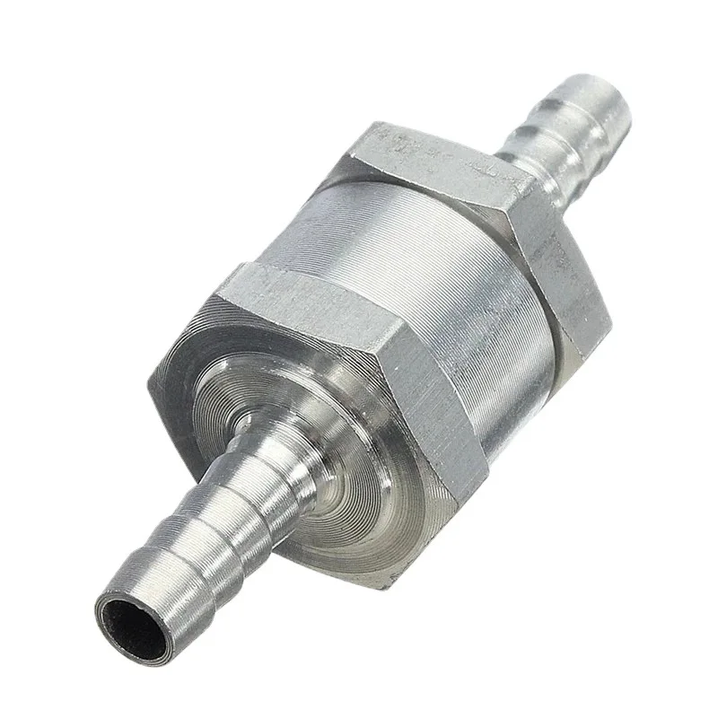 Auto parts Aluminum alloy gasoline diesel fuel one-way check valve 6/8/9/10/12 Aluminum alloy one-way valve