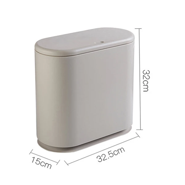 Wholesale bomb cover trash can toilet flip paper basket bedroom sorting sleeve trash basket press trash can