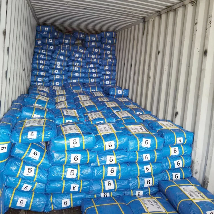 Yrh Factory 20x30ft Plastic Laminated Blue Tarps Waterproof Heavy Duty Pe Tarpaulin For Sale