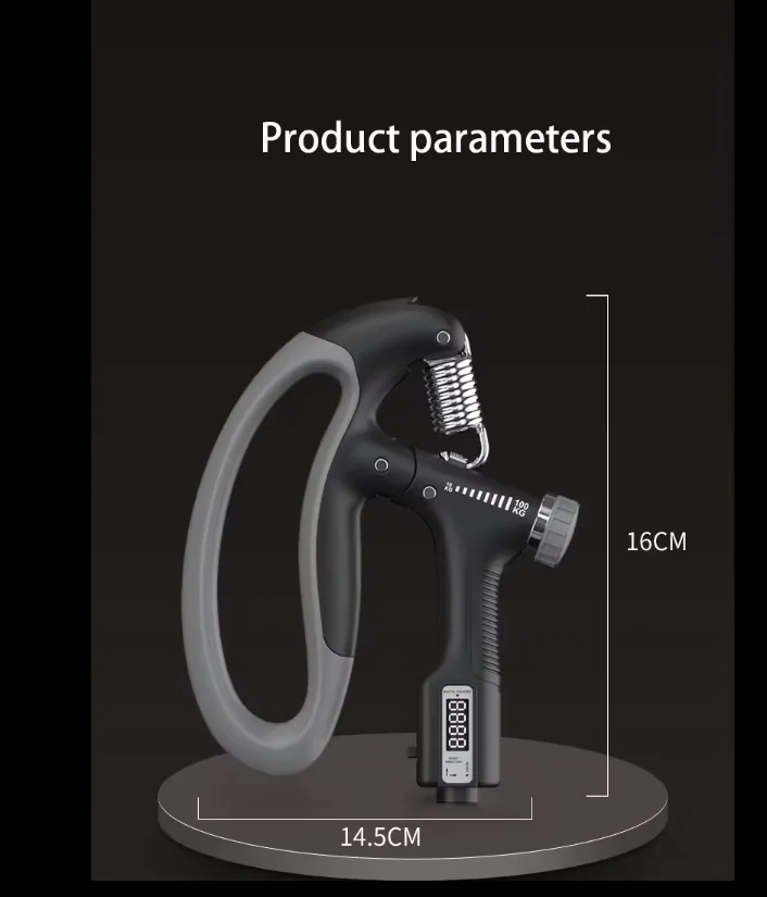 New Style Workout Hand Grip With Counter Fitness Gym Hand Gripper Power Strength Exercises Hand Gripper 100 Kg Adjustable