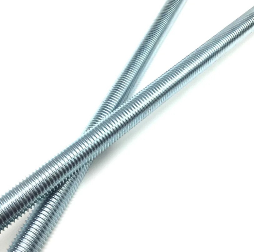 OEM ODM ACME 1M 2M 3M carbon steel zinc galvanized black oxide din975 din 976 thread threaded rod bar