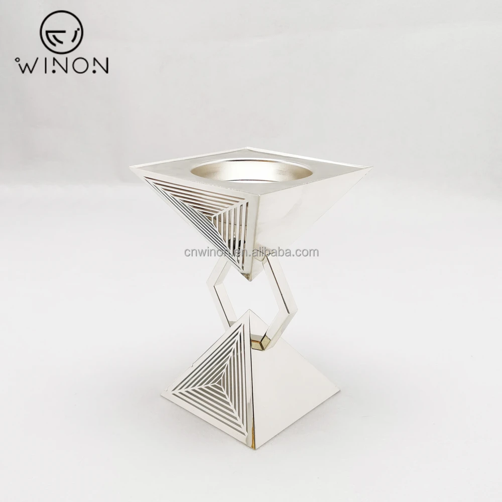 New arrival Carving Flowers Unique Pyramid Shape incense Burner charcoal Sandalwood Mabkhara Bakhoor for Home Hotel Party