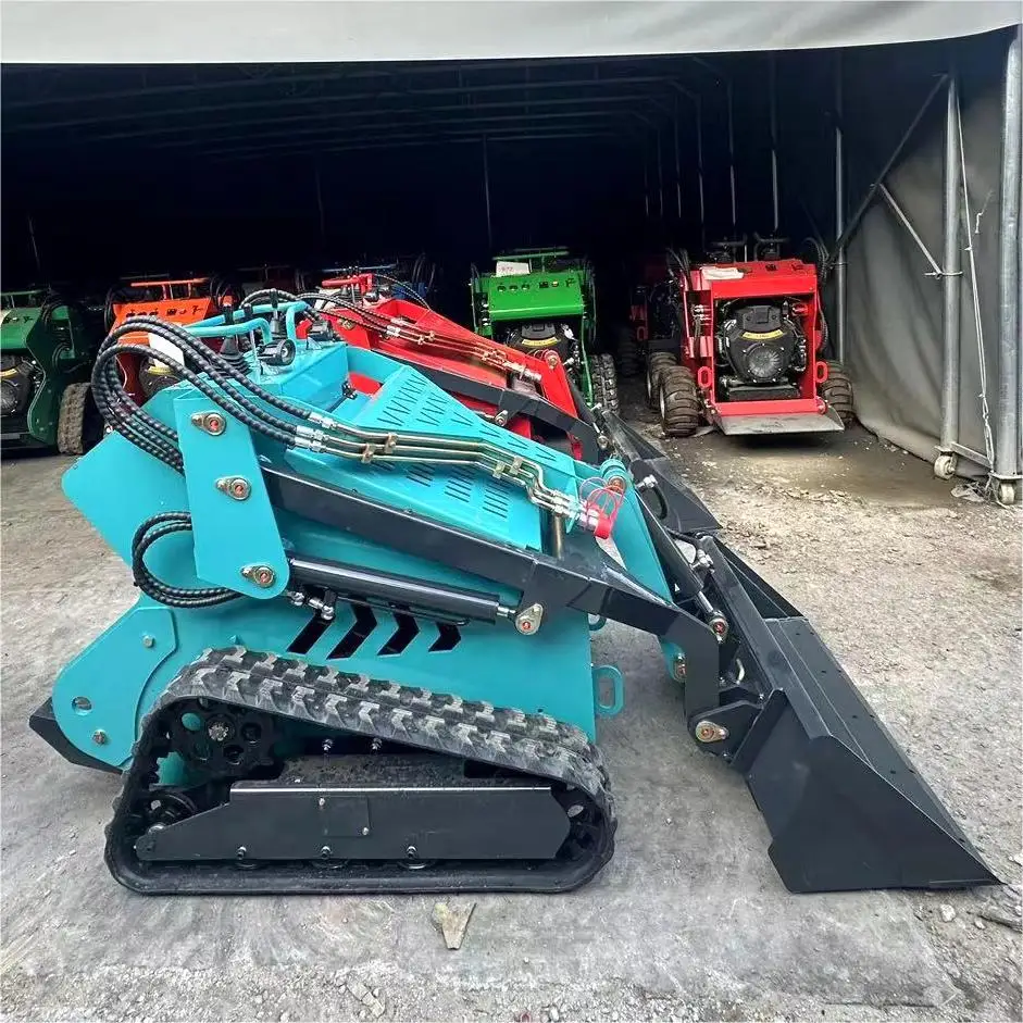 380KG 450KG Mini Skid Steer Loader Front Loader Backhoe Mower Versatile Landscaping Lifting Multi-Purpose Use