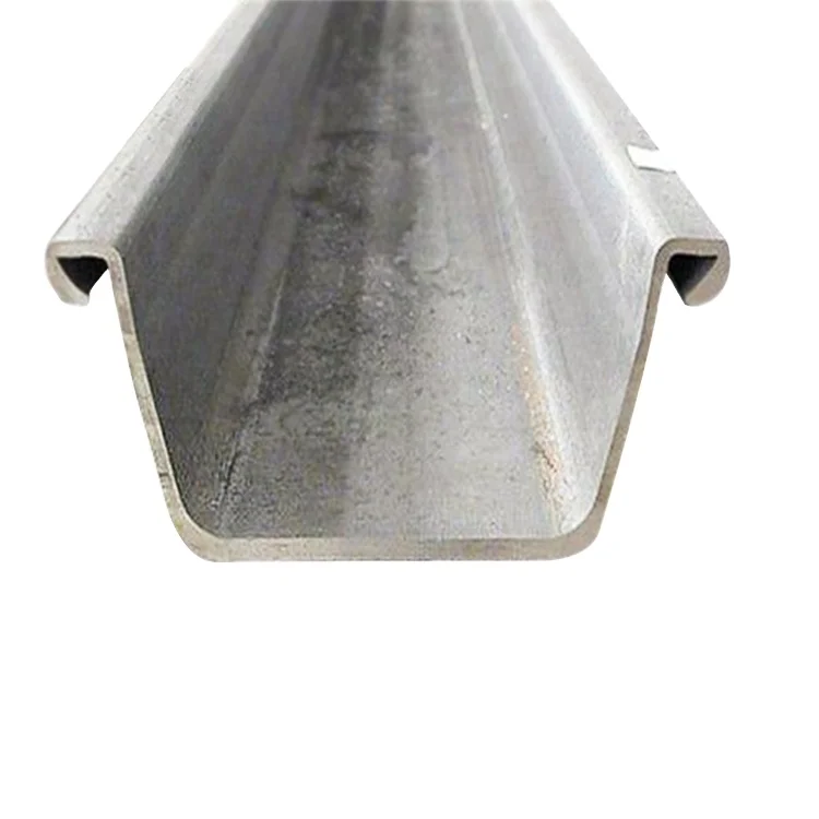 Professional export of African stainless steel sheet pile cold rolled hot rolled sheet pile shiplock dam use size customization