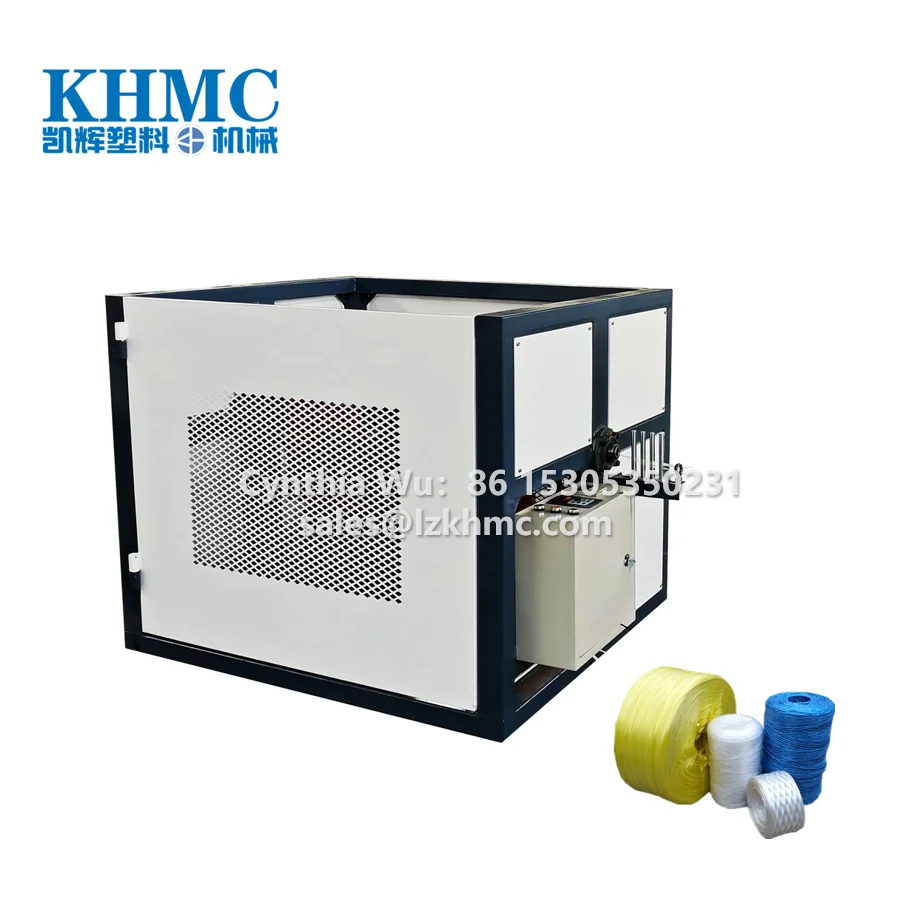 PP Twine twisting and spool winding machine inflow twister/ 5kg bobbin winding and twisting machine