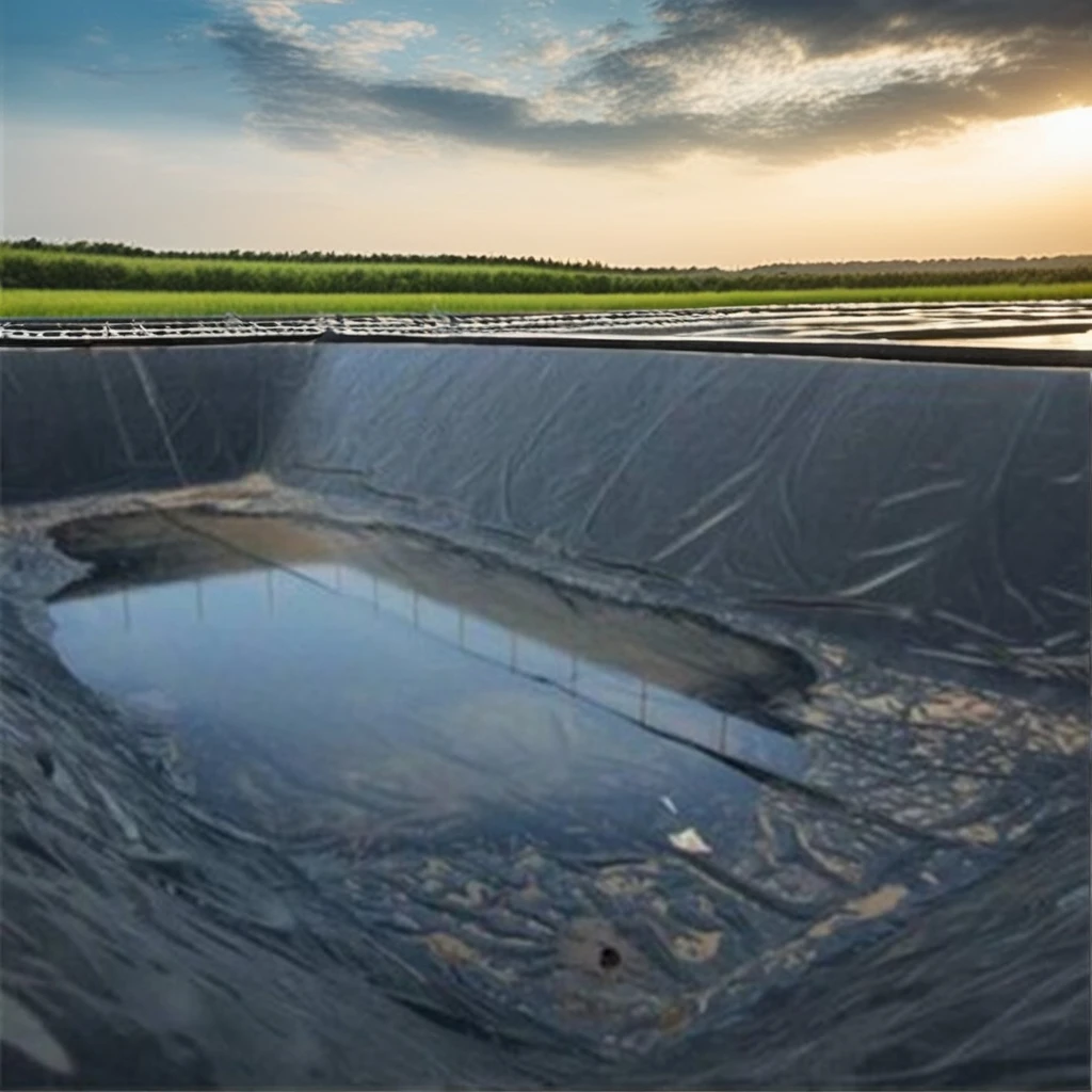 0.75mm&1mm HDPE geomembrane pond liner for fish farm fish pond aquaculture