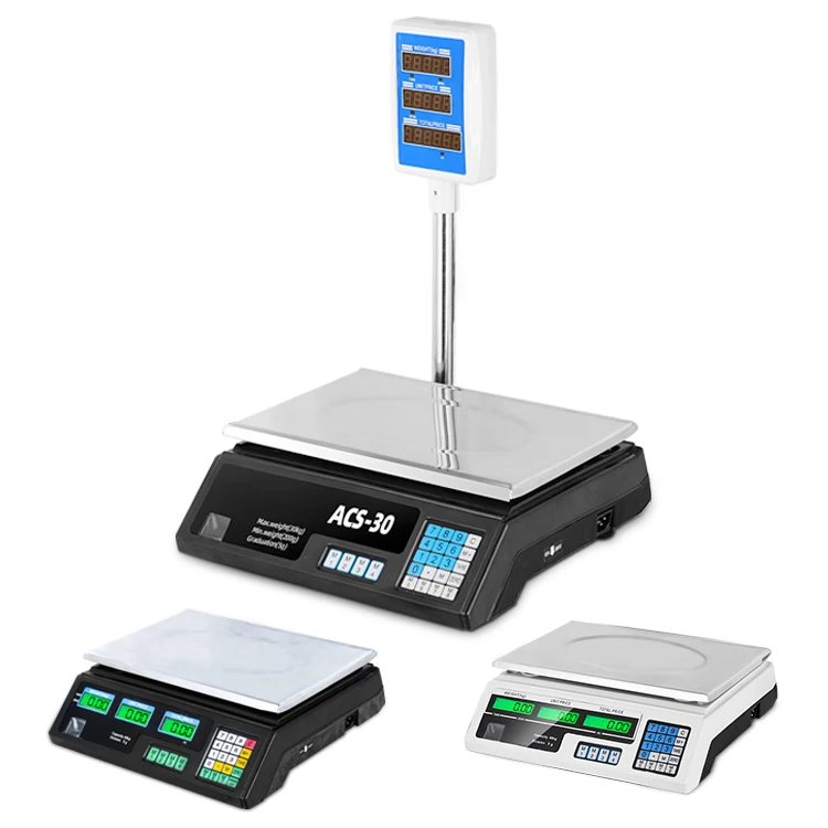 Electronic Weighing Scales 30kg Digital Commercial Gram Platform Balance Scale 40kg