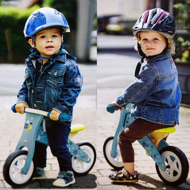 wood balance bicycle baby walking running bike toddler kids wooden balance bike