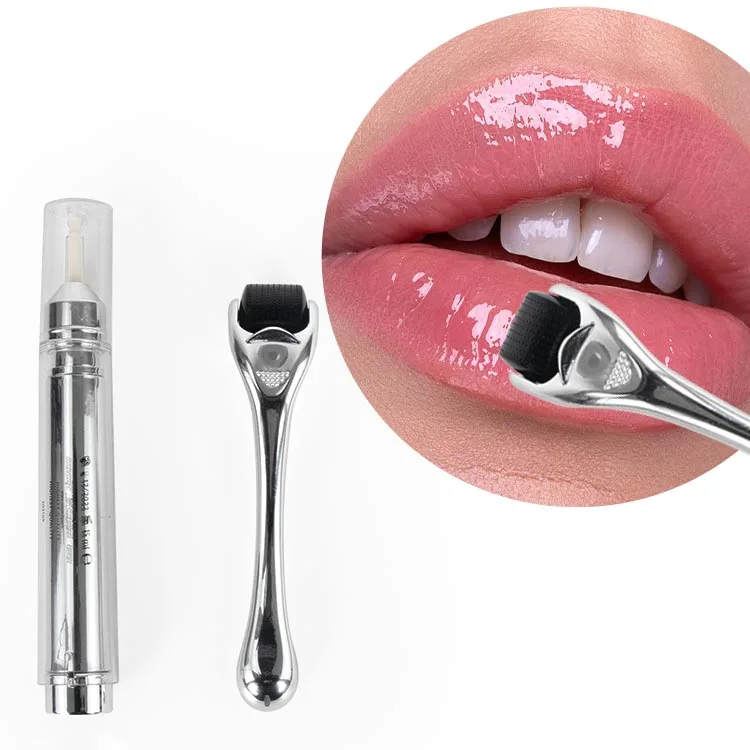Luxury No Painful Injections Custom Bigger Lips Absorb Roller Lip Boosting Serum Massage Tool