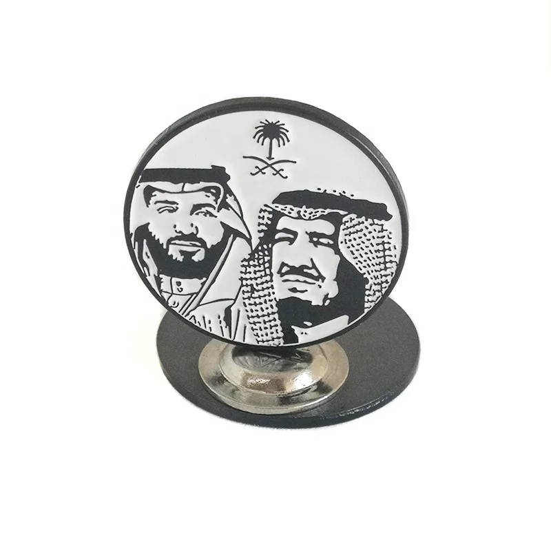 Saudi Arabia National Day items Feature Product flag palm tree lapel pin