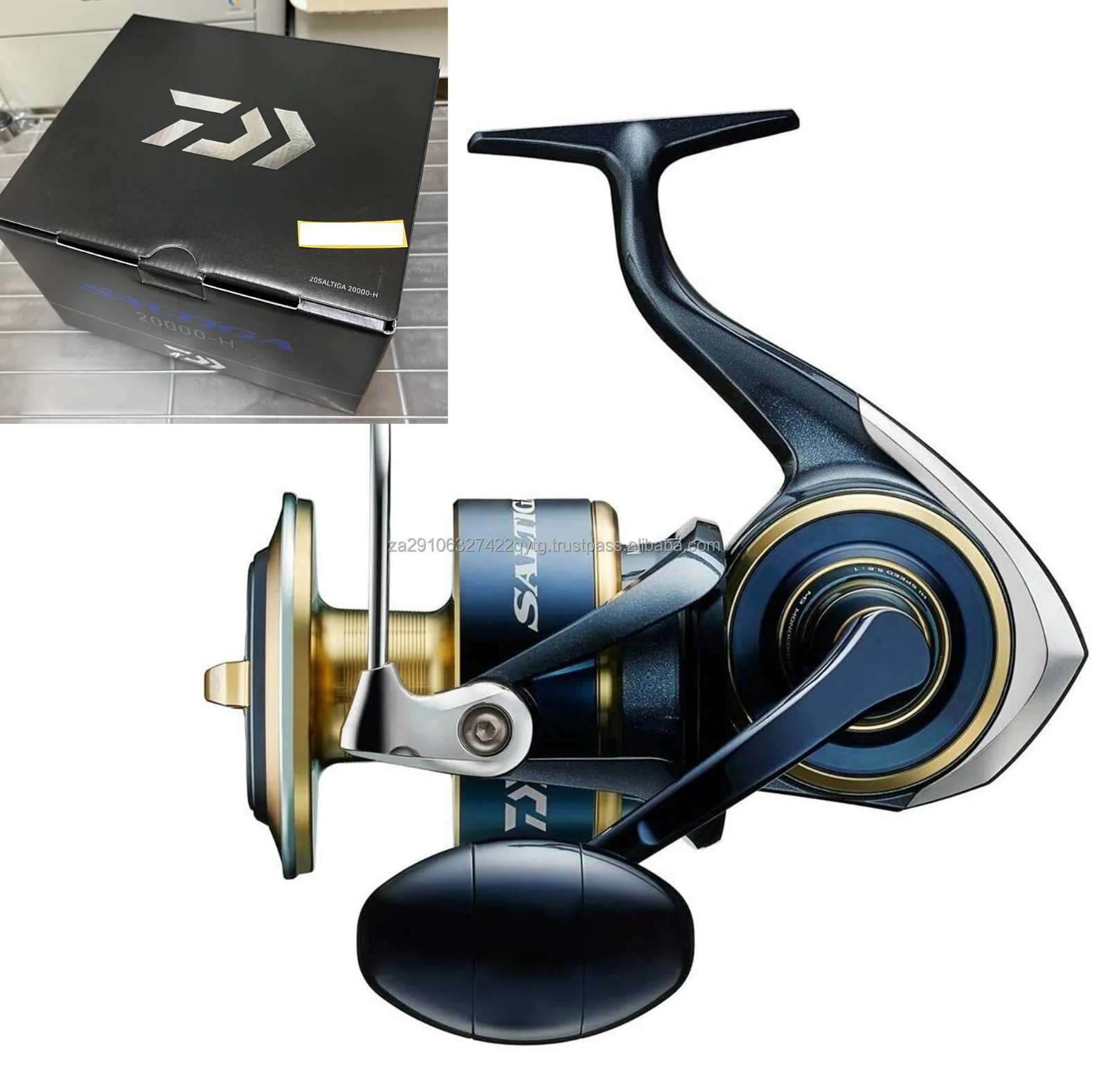 New Sales Genuine Outdoor Entertainment Activities Daiwa Saltiga 20000-H Spinning Reel 20000-H Gear Ratio 5.81.