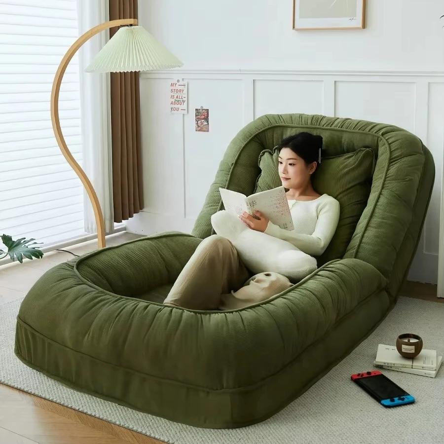 Monico Modern Minimalist Small Leisure Chair Warm Nest Lazy Sofa for Bedroom Bed Balcony Tatami Hotel Living Room Apartment