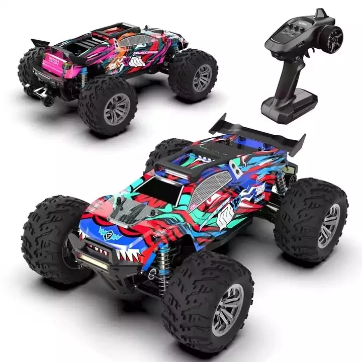 4x4 монстр-Трак 2 4G 40 км/ч 1/12 4WD Радиоуправляемая машина высокоскоростная со светодиодной подсветкой праздничный подарок на день рождения
