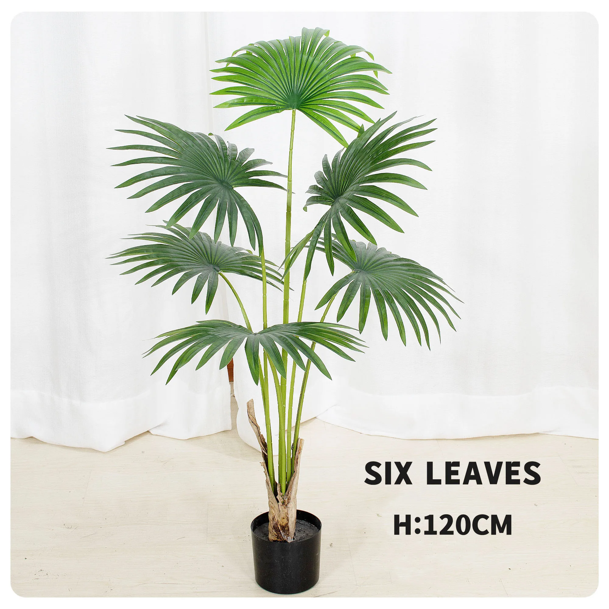 Indoor Decoration  Faux Fan Palm Tree Artificial Plants Wholesale Artificial Plants And Trees