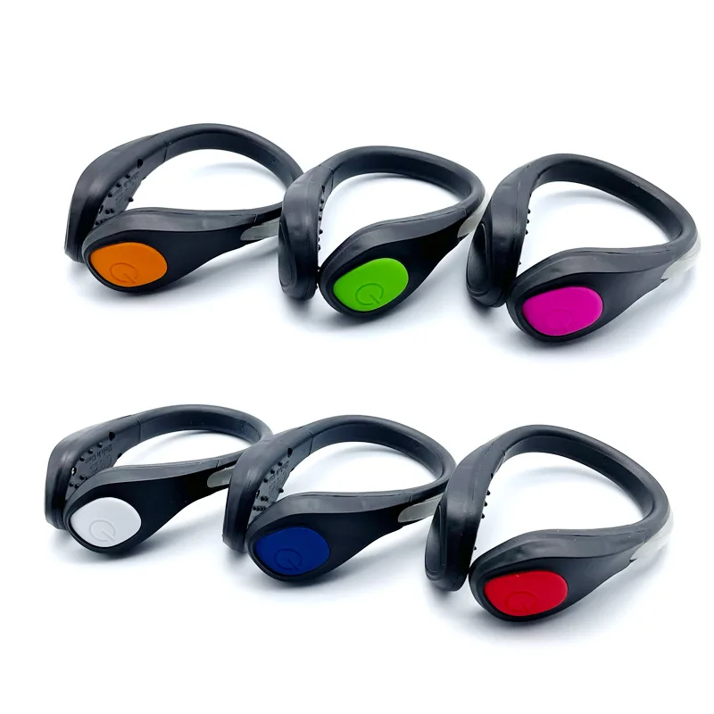 Luminous Safety Led Shoe Clip Light Waterproof Warning Sports Running Light Flashing LED Light Night 80 Luz Led 100 Metros DC 6V