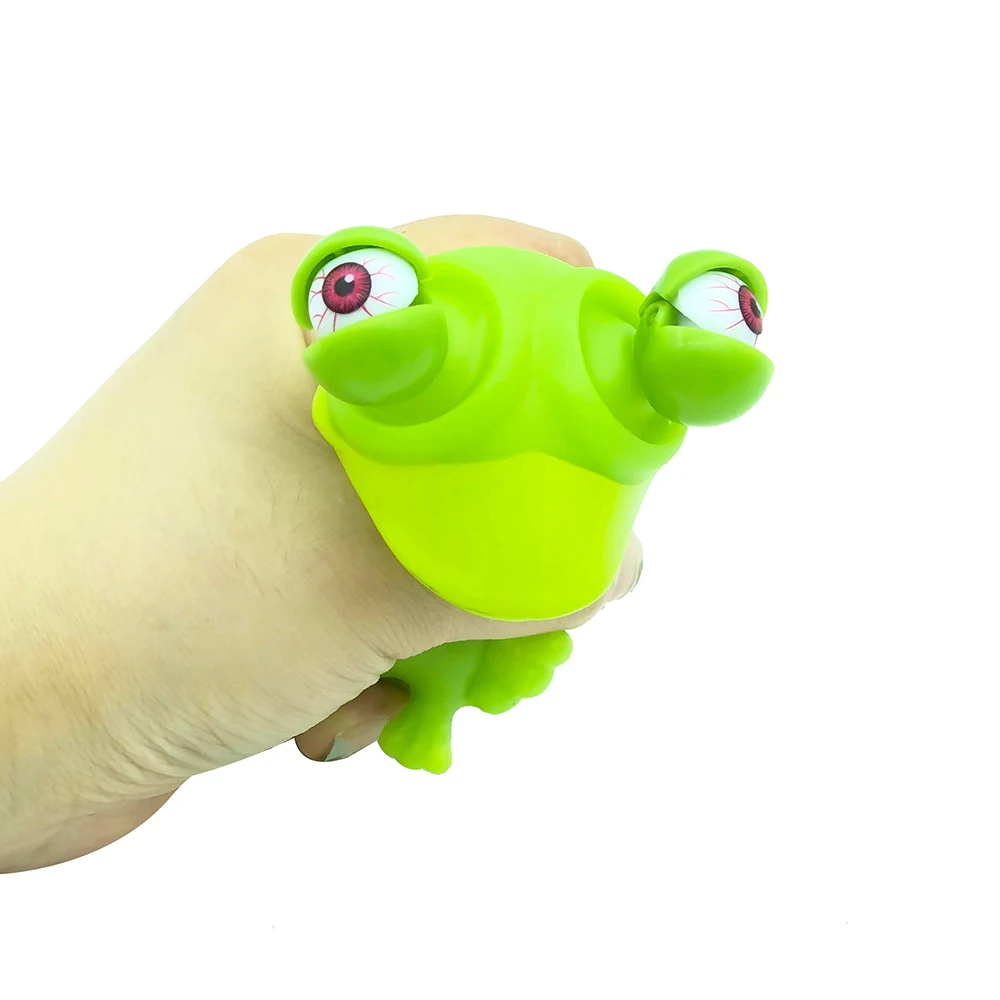 Animal Squeezing Keychain Toy Eye Popping Stress Toys Mini Raised Eyes Dolls Anti Stress Ball for Kids Gift Stress Reliever Toy