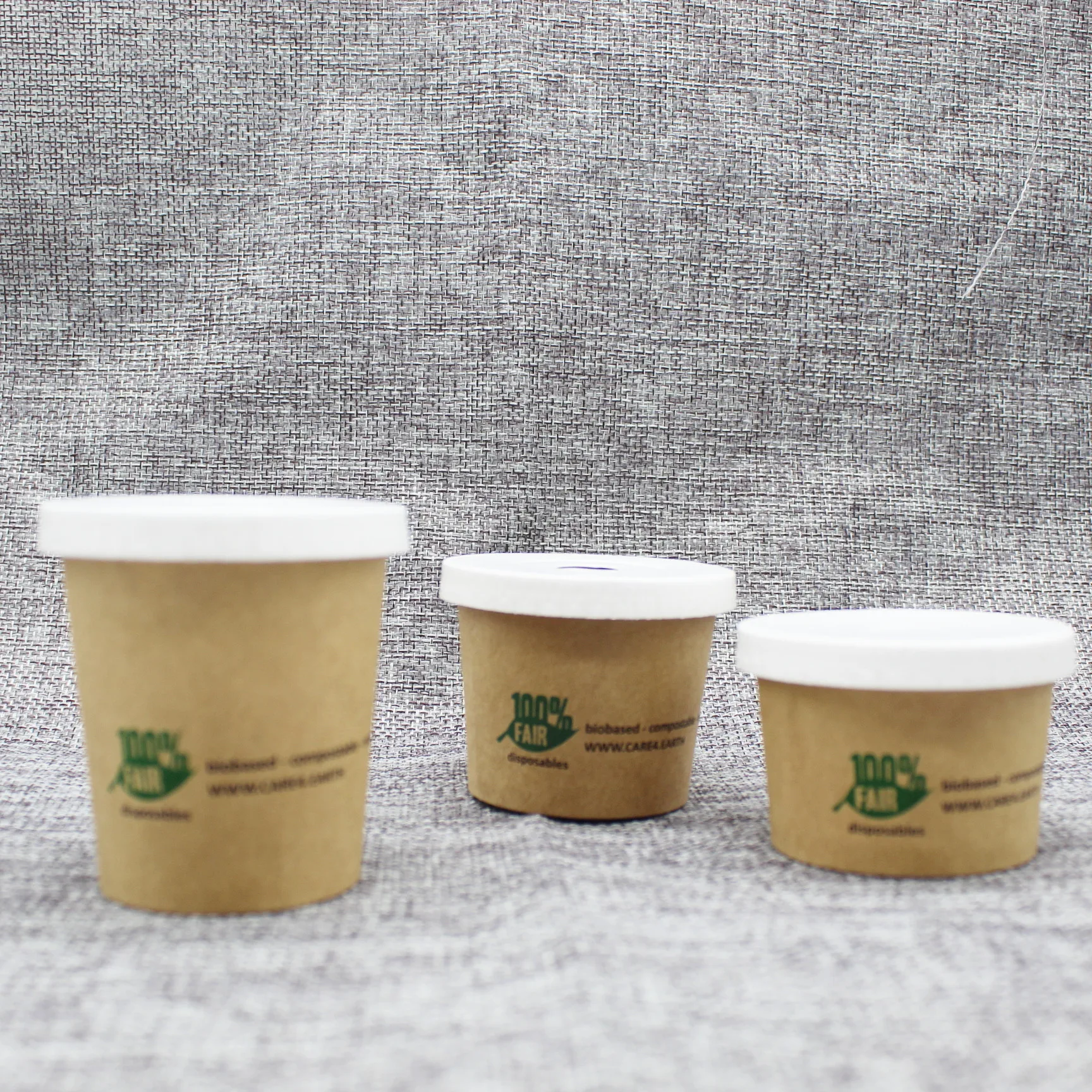 Одноразовые Дешевые стаканчики для соуса из бамбукового волокна 2 унции с крышкой 1 унция чашка 100 мл