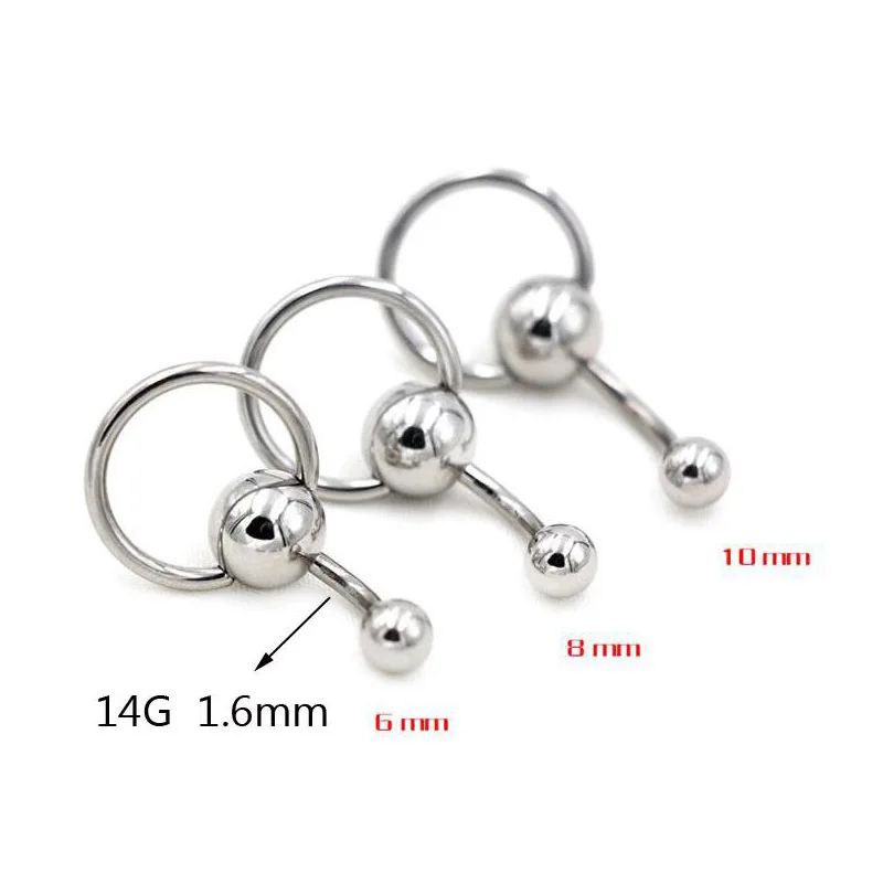 Fashion Titanium Handmade Custom Name Navel Belly Button Nose Piercing Stone Ring Chain Stainless Steel Body Jewelry /