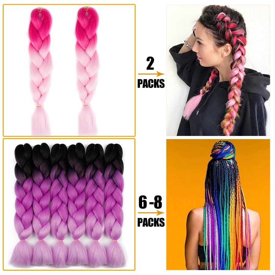 
Factory Wholesale kanikalon synthetic braiding hair 82inches 165g Jumbo Braid,Synthetic Braiding Hair Extension 
