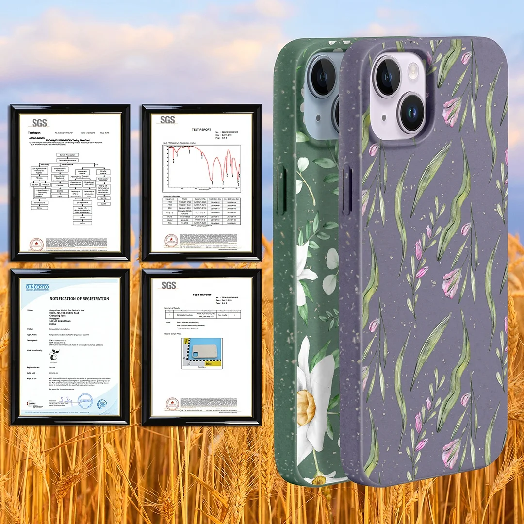 In Stock Customized Carve UV Print Cellphone Cases for iPhone 13 14 Pro Max Phone Casing for Biodegradable iPhone 14 Case