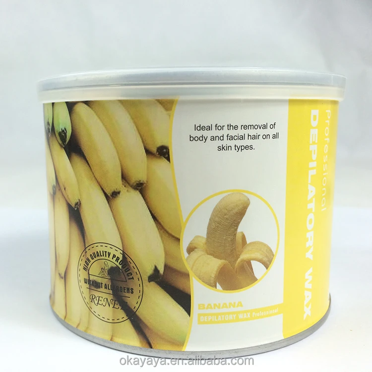 All Natural 400g Canned Depilatory Wax  Soft Wax For Hand Arms Hair Removal At Home Salon