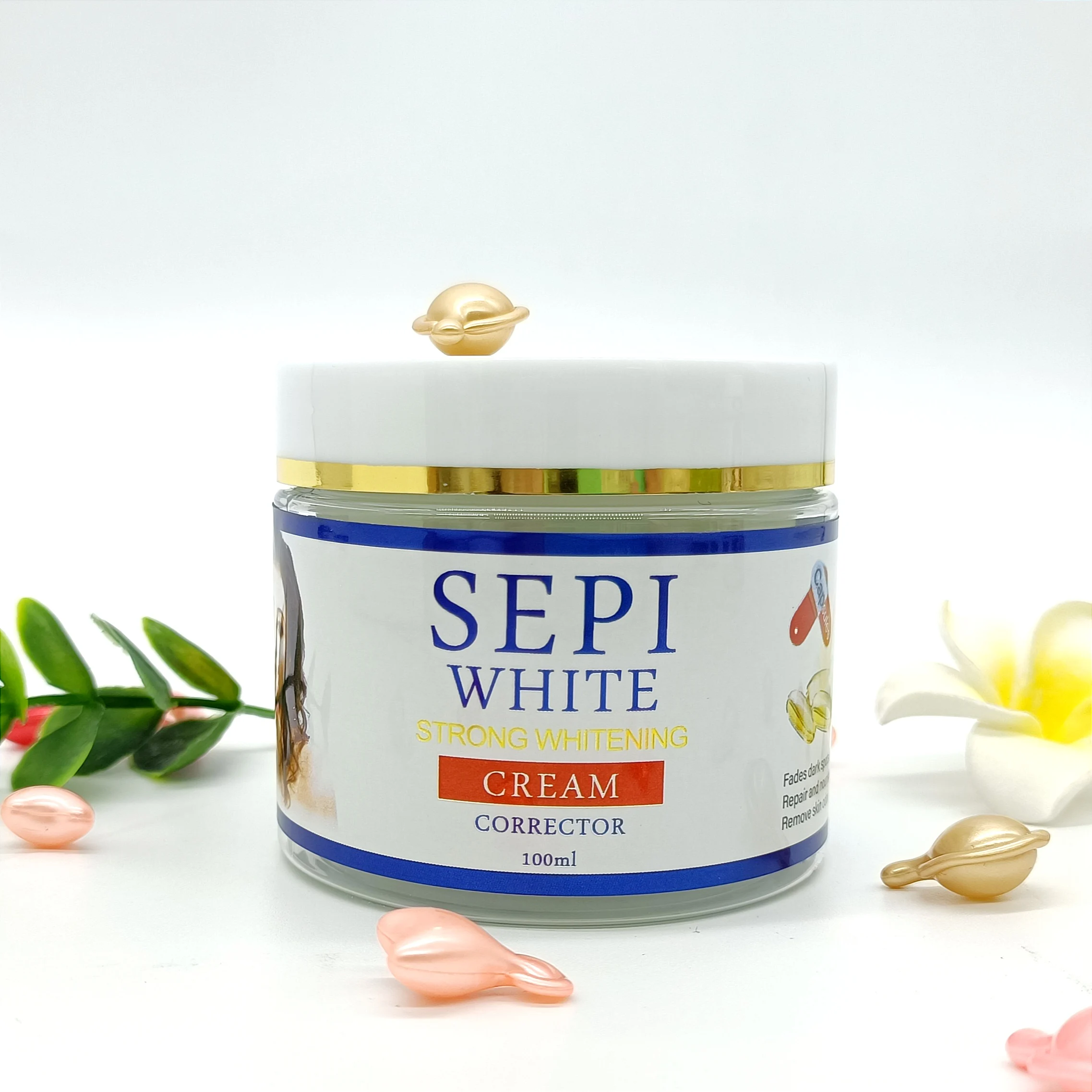 SEPI WHITE strong whitening corrector 5D Gluta even tone fade dark spots nourishing skincare set lotion cream soap power serum