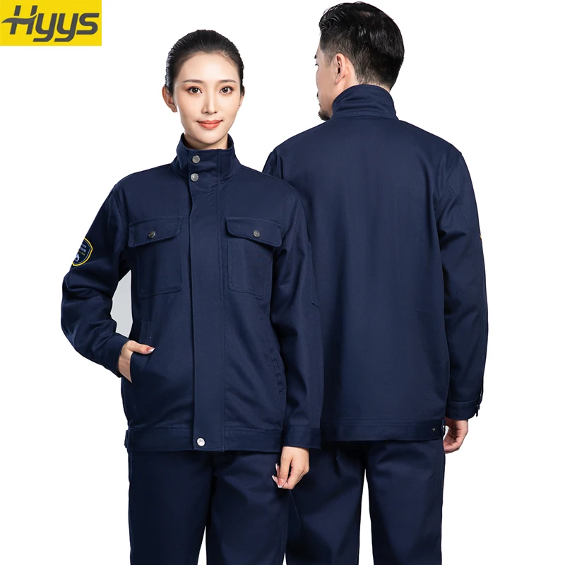 Fireproof Jacket and Pants Flame Resistant worker uniform Customized Work Clothing for Men Workwear