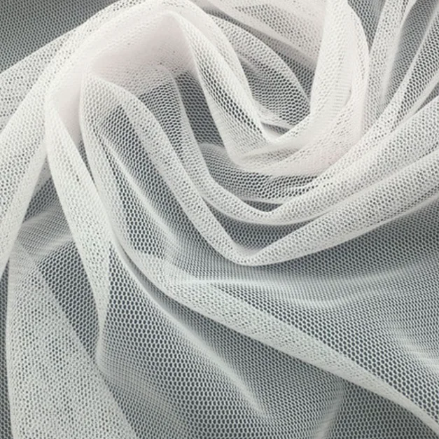 
Color Polyester Knitted Fabric Mesh Cloth For Wedding Dress Mosquito Net Laundry Bag Underwear Production Material 