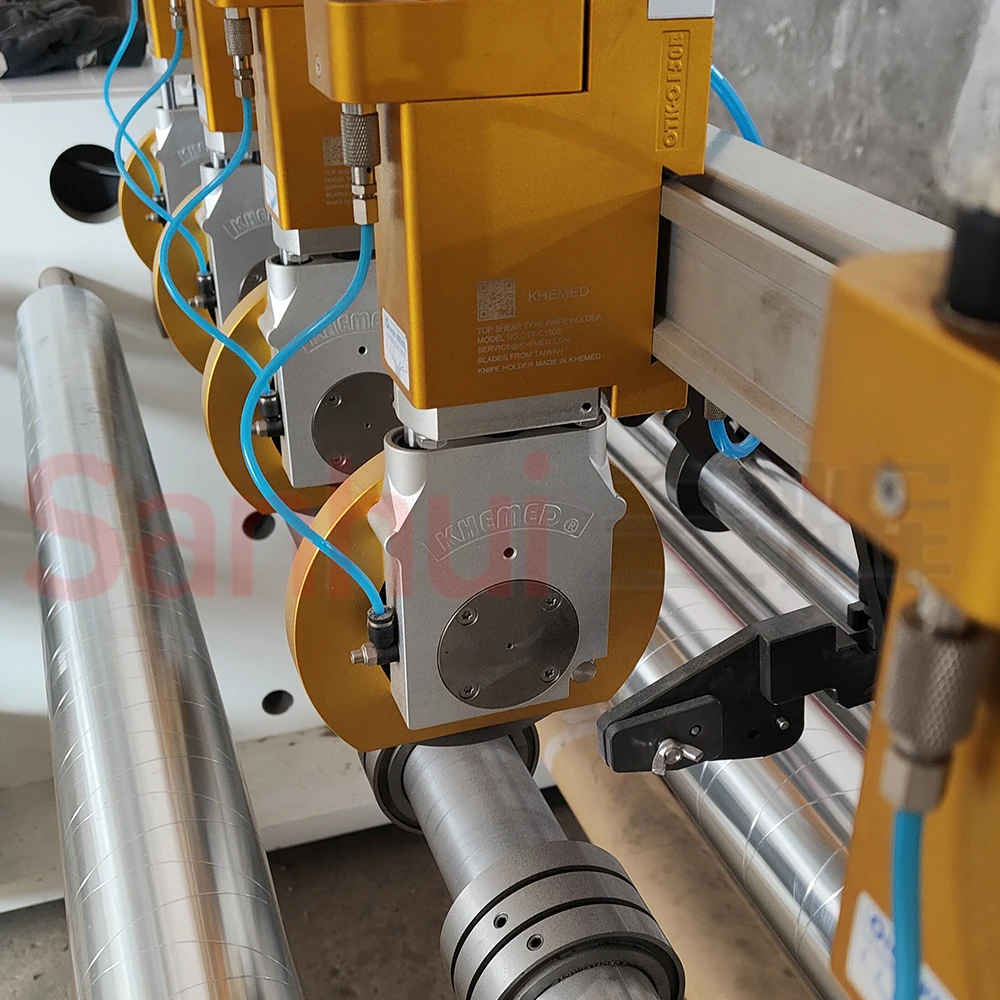 auto bopp tape pvc electrical insulation tape cutting machine slitting machine