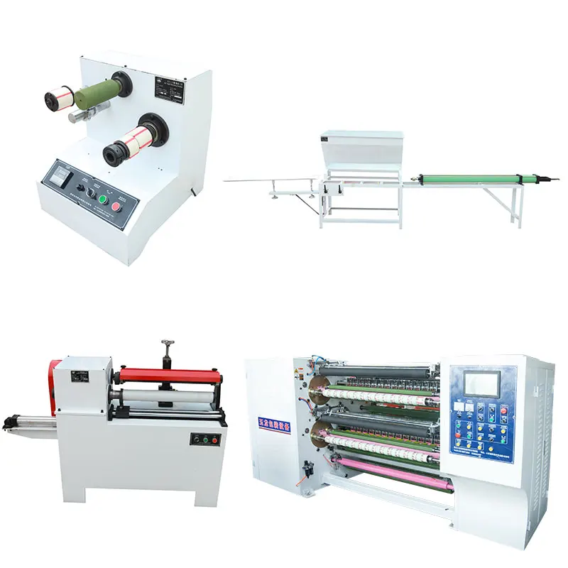 
Hot Selling High Speed Automatic CE Super Clear Bopp Adhesive Tape Slitting Machine 