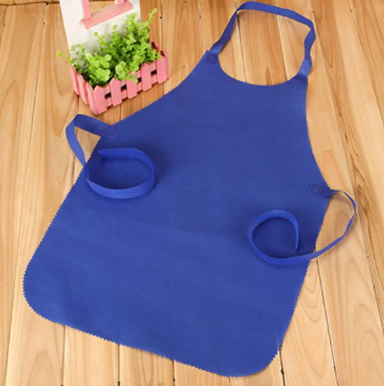 Wholesale Non Woven Painting Waterproof Disposable Apron for Kitchen Cleaning Room