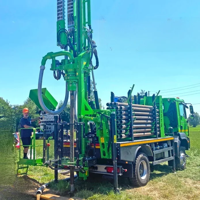 Indian Manufacturer SUNROCK DTHR Auto Loader 400 MTS Water Well Drilling Rig Machine at Affordable Price