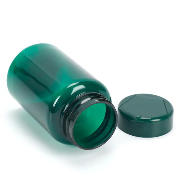 Factory Sale Pink Green Blue Child Resistant Reversible Plastic Capsules Health Care Pharmaceutical Vitamins Pill Bottles