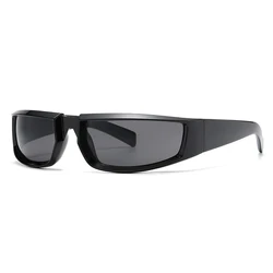New Trendy Wrap Around Biker Cycling Y2K Sunglasses Retro Sports Glasses For Men Fashion Eyewear