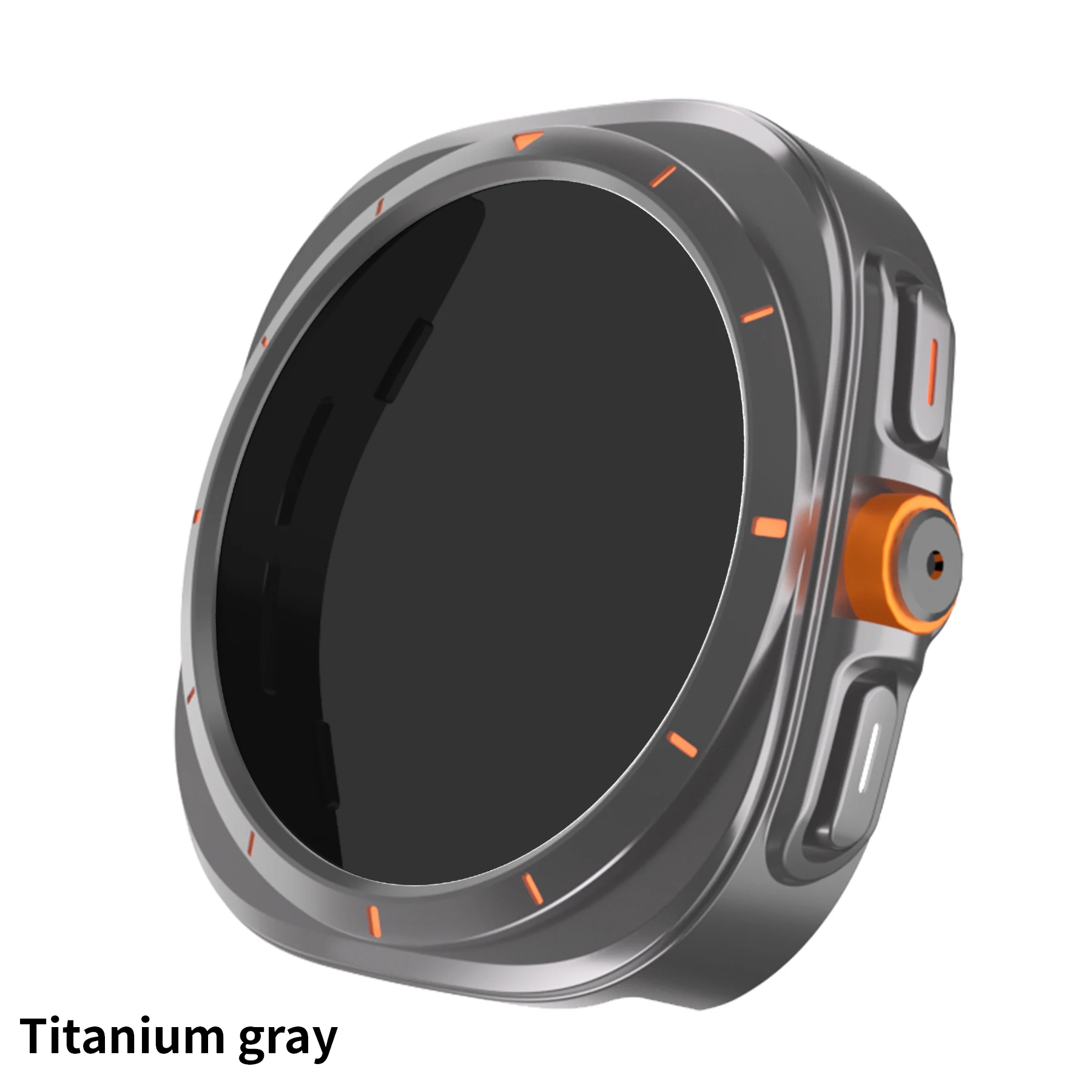 Eraysun Watch 7 Changeable Privacy Glass Case to Ultra Protective Case For Samsung Watch 7 Protector Watch Case